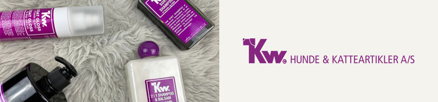 KW Banner - Coat Gloss, Sort Shampoo, Ã˜rredolie, 2 i 1 Shampoo
