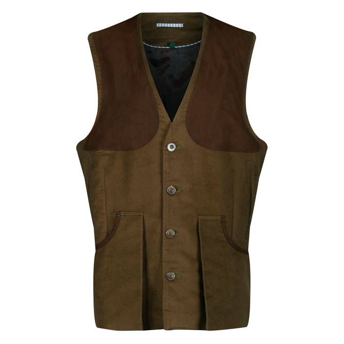 Laksen Broadlands moleskin vest - bronze 