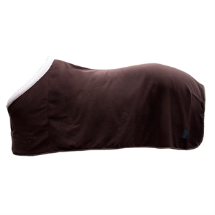 Lauria Garrelli fleecedækken "Arezzo" - dark brown