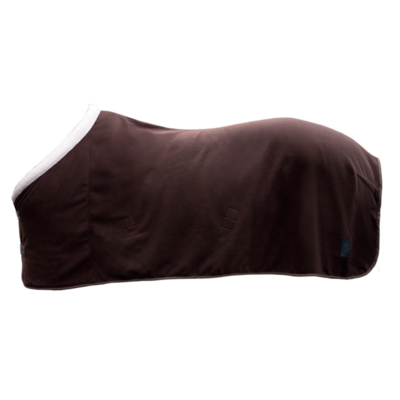 Lauria Garrelli fleecedækken "Arezzo" - dark brown