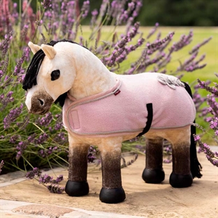 Lemieux fleecedækken på mini pony i pink 
