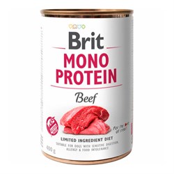 Brit Mono Protein - oksekød 400 g - Køb hos Lundemøllen