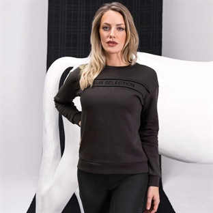 Pikeur selection sweater brun på rytter 