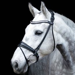 SD Design rundsyet trense Mystery med sort foring