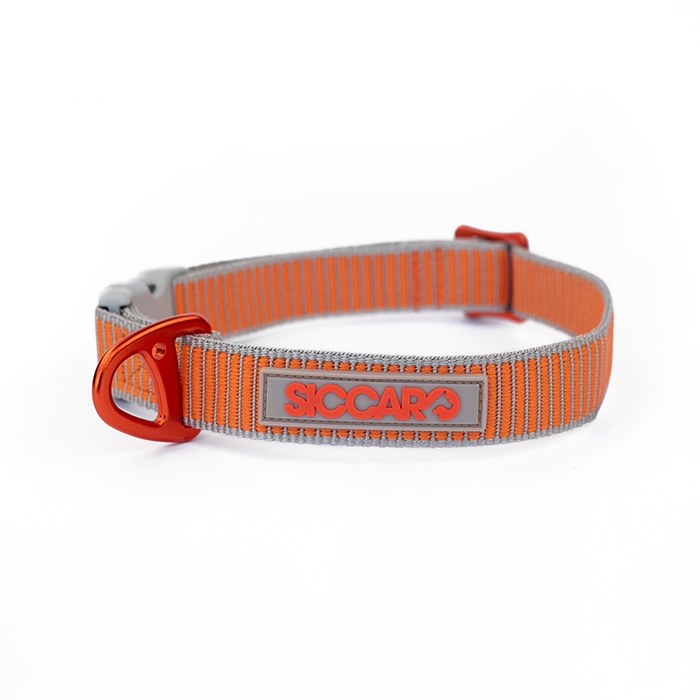 Siccaro Sealines halsbånd, Silver-orange