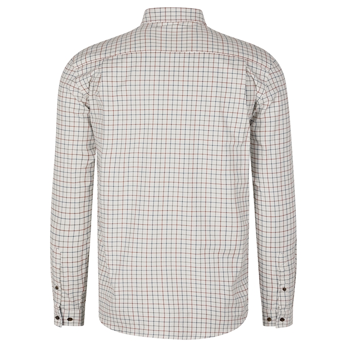 Seeland Oxford Shooting Skjorte, Grape Leaf/Terracotta Check - back