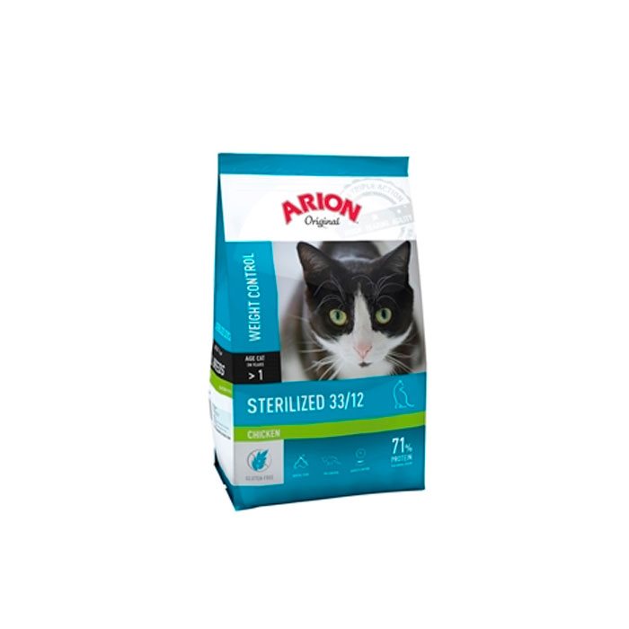 Arion Sterilised Kylling Cat 2 kg.