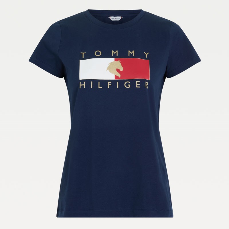 Tommy Hilfiger t-shirt med desert sky - Køb ✓