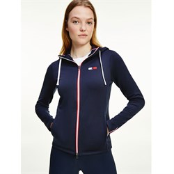 Tommy Hilfiger trøje "Training Jacket Unicolor" - desert sky