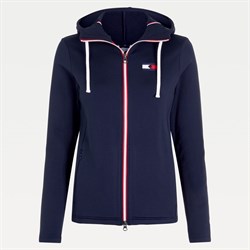 Tommy Hilfiger trøje "Training Jacket Unicolor" - desert sky