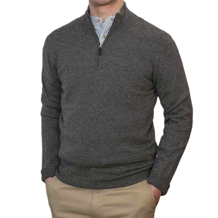 Irsk Strik i 100 % Lambswool – Naturlig Varm og Komfortabel