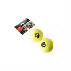 Tennisbold 2 pak 8 cm - køb hos lundemøllen