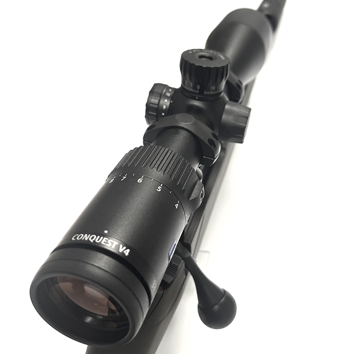 Tikka T3x CTR Adjustable, edition brun, Cal. 308W kikkert