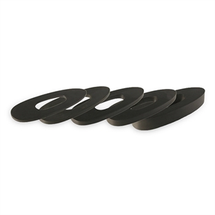 Wegu-GFT 24 mm bakelit mellemlæg sort