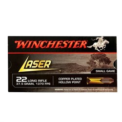 Winchester laser 22 lr, 37,5 grain - køb hos lundemøllen
