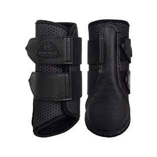 Acavallo gamacher ''Perforated Air Neoprene Boots" forben - sort