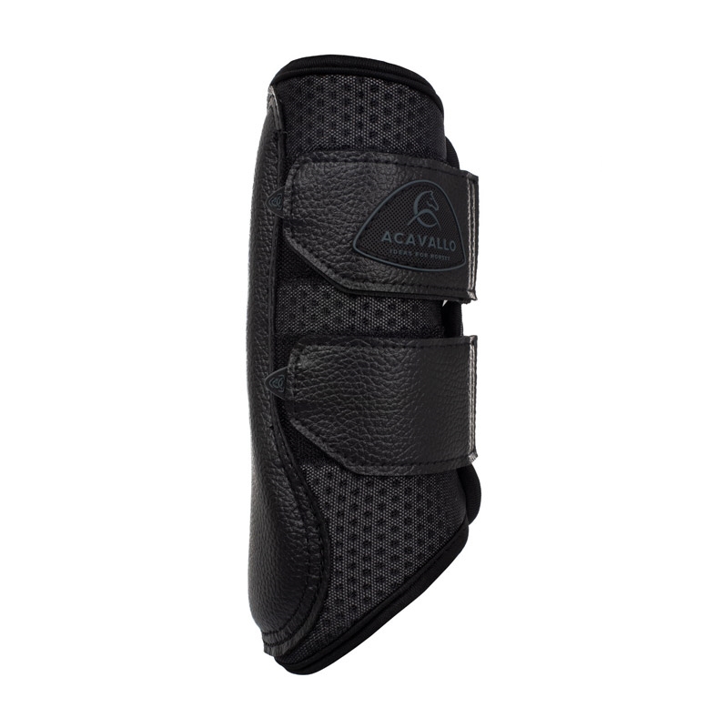 Acavallo gamacher \'\'Perforated Air Neoprene Boots" forben - sort