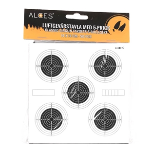 Alces skydeskive 5 ring