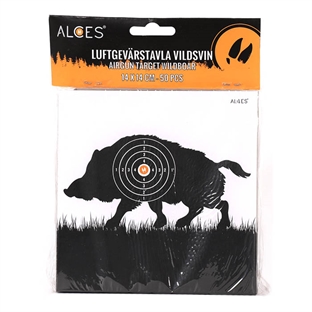 Alces skydeskive vildsvin 50 stk