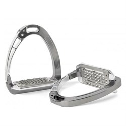 Acavallo "Arena" AluPLUS stigbøjle - aluminium/sølv