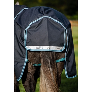 Horseware Amigo Bravo 12 Plus Medium 250g. - navy/aqua/turquoise