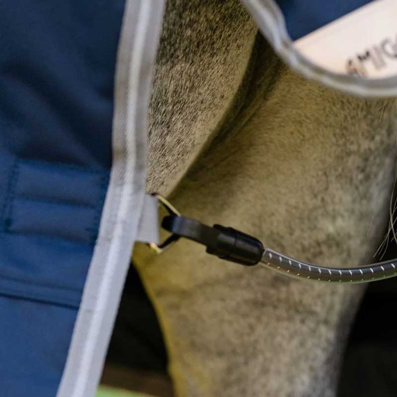 Horseware Amigo 1200D Plus PONY Lite 0g - navy/titanium grey/silver