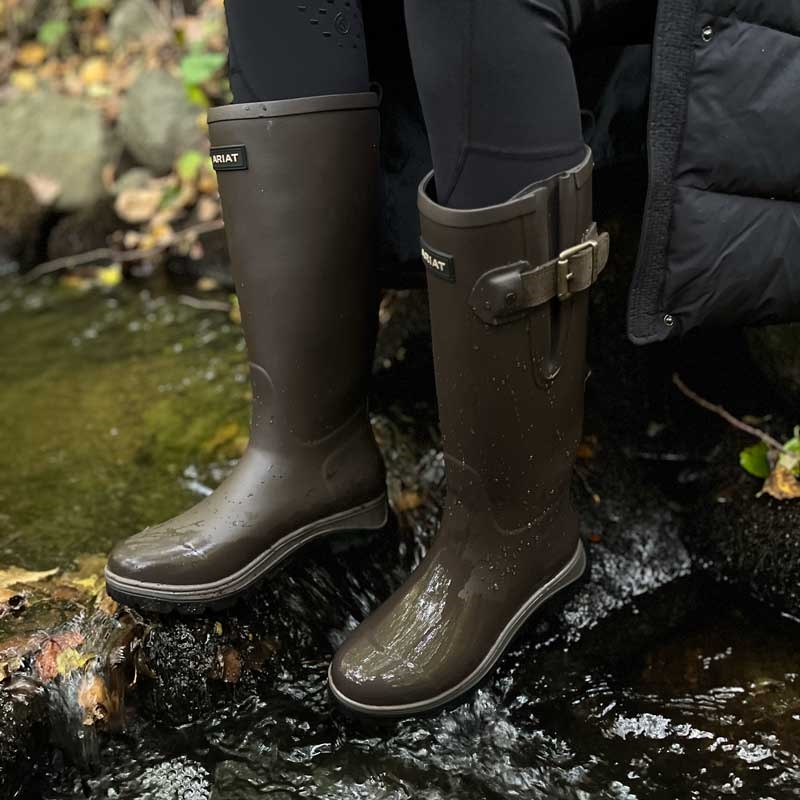 Ariat gummistøvler "Woodstock" - bracken brown