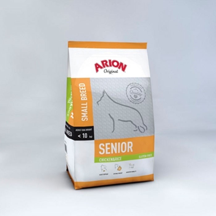 Arion Senior Small Breed Chicken  Rice 7,5 kg.