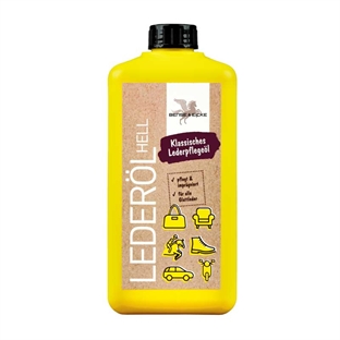 Bense & Eicke læderolie 500 ml. - lys