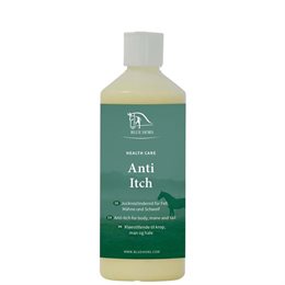 Blue Hors Anti Itch liniment - til kløe i halen hos heste - til halekløe Køb hos Lundemøllen