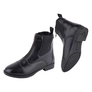 ELT "Boston" jodphur støvle med lynlås - sort
