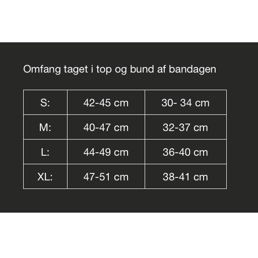 Back on Track hasebandager m. dyne - sort