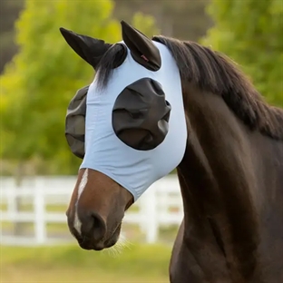 Lemieux fluemaske "Bug Relief Fly Mask" - Powder Blue