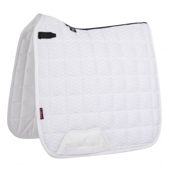 LeMieux Dressage Carbon Mesh Air underlag - hvid