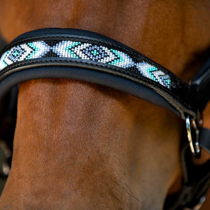 Catago lædergrime "Anamo" - sort