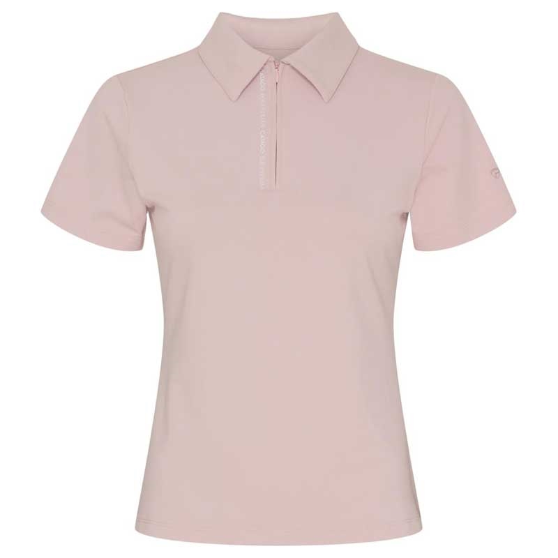 Catago "Nash" zip polo top - Burnished lilac forfra