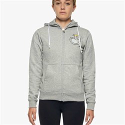 Cavalleria Toscana hoodie zip hættetrøje grå junior