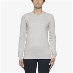 Cavalleria Toscana "Mini CT Flock Cotton Sweatshirt" - Lysegrå