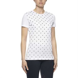 Cavalleria Toscana "Mini CT Flock Cotton T-Shirt" - Hvid