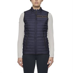 Cavalleria Toscana Vest "Team Red Stripe Quilted" - Navy