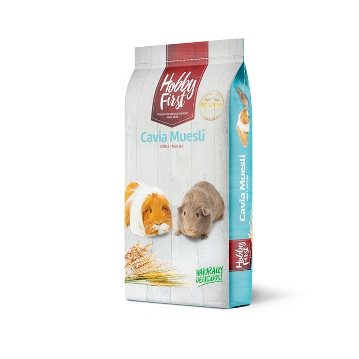 Hobby First Cavia (marsvin) müesli - 15 kg. - Køb hos Lundemøllen