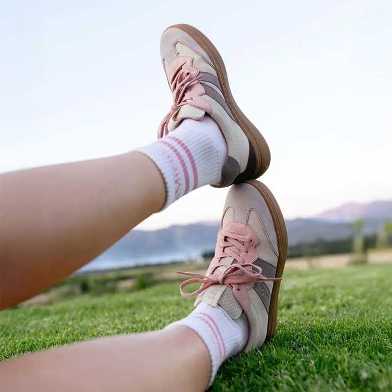 LeMieux \'\'Crew socks" 2-pak - Hvid/Fondant/Navy