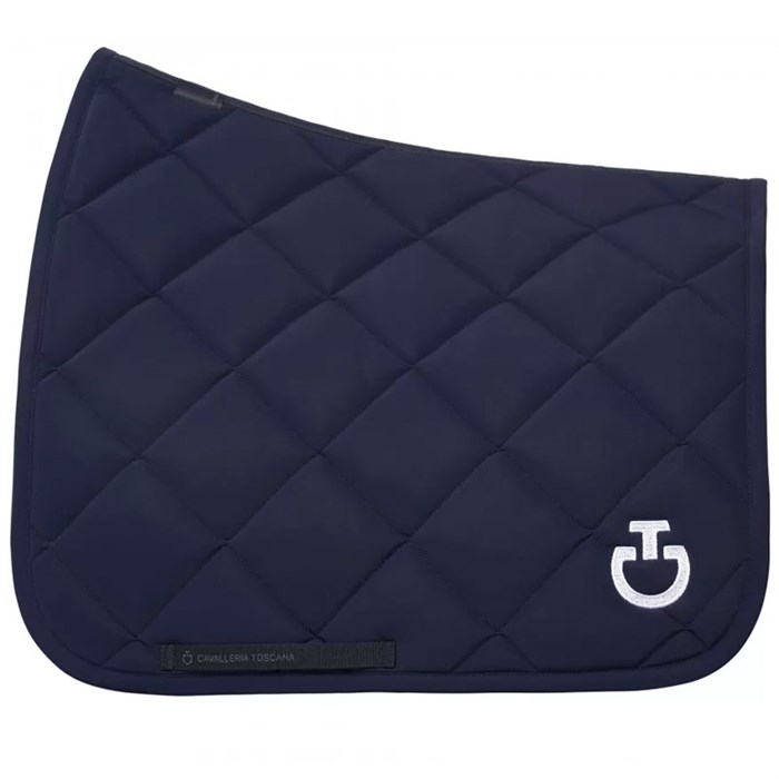 Cavalleria Toscana sadelunderlag "Diamond Quilted" - navy