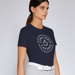 Cavalleria Toscana t-shirt "CT Double Orbit Cotton" - navy