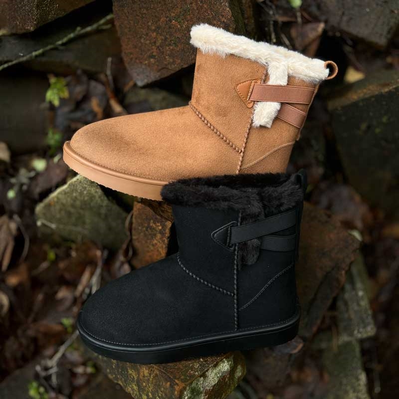 HKM vandtætte bamsestøvler "Davos Legolin" - camel 