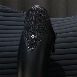 De Niro "Bellini" ridestøvler - sort m. America Dolce Fiore top + krystaller