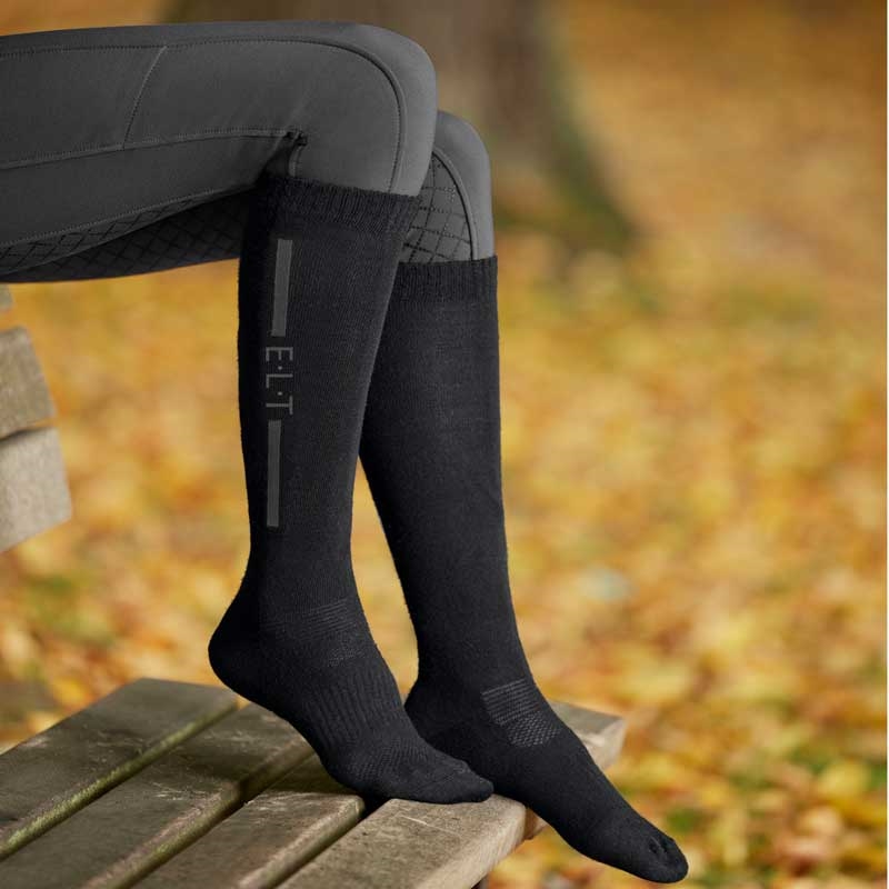 ELT uldstrømper "Merino Wool" - sort