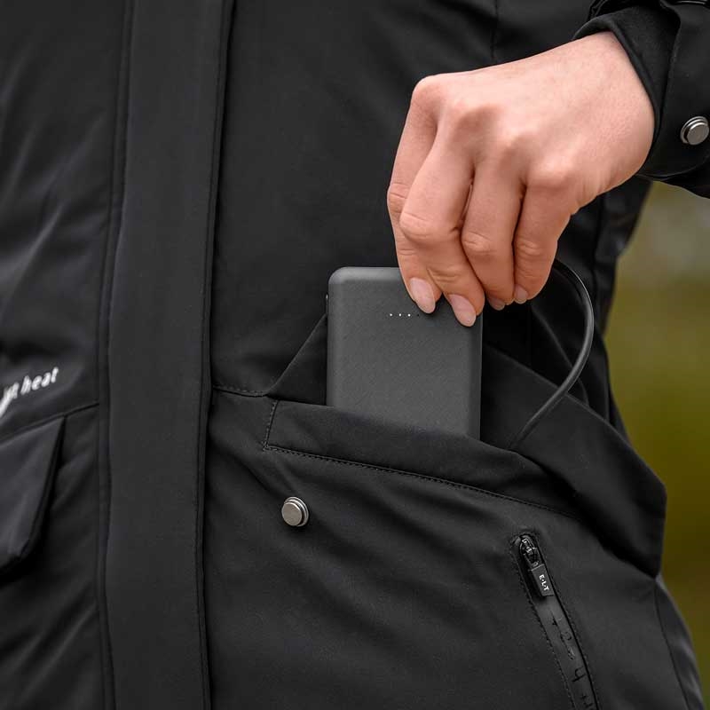 ELT powerbank til jakke/bukser