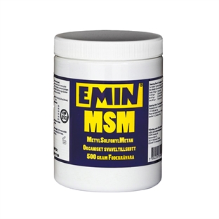 Emin MSM 100% tilskud 500 g.