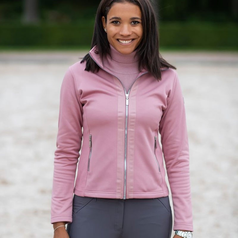 at straffe Ud over horisont Equestrian Stockholm fleece jakke - Pink | KØB HER ✓